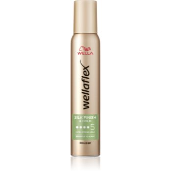 Wella Wellaflex Silk Finish & Hold spuma fixare ultra-puternica - imagine 2